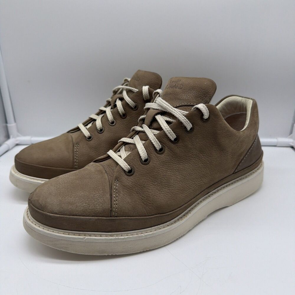 Samuel Hubbard Fast Taupe Nubuck Leather Men's Oxford Shoes M1300-029 Size 10W